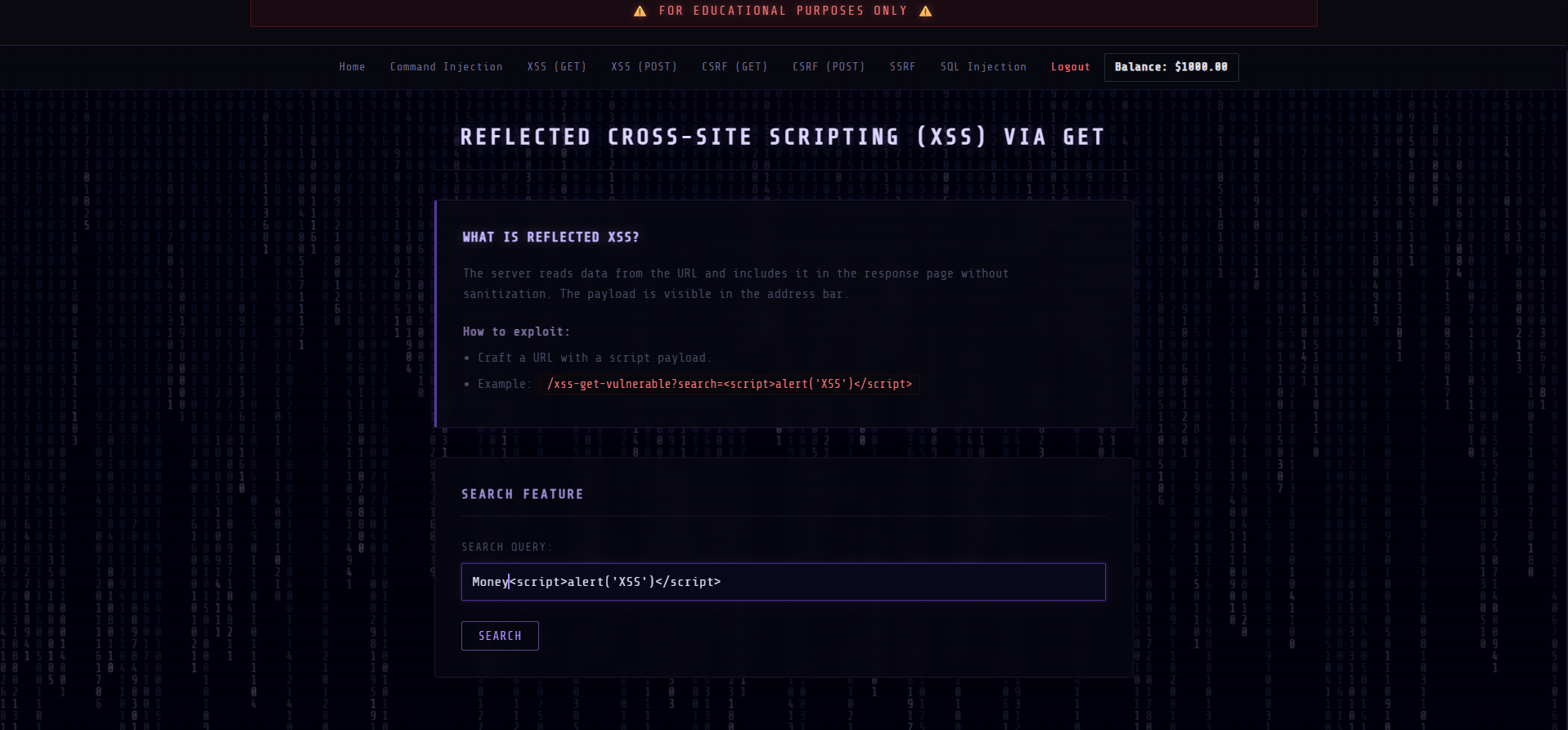XSS GET