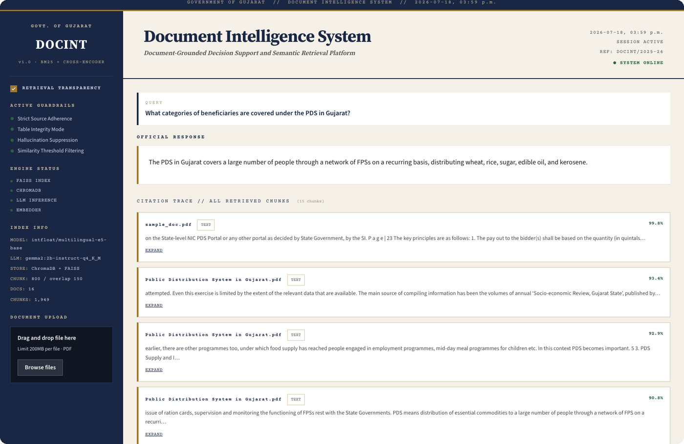 Hybrid RAG citation trace