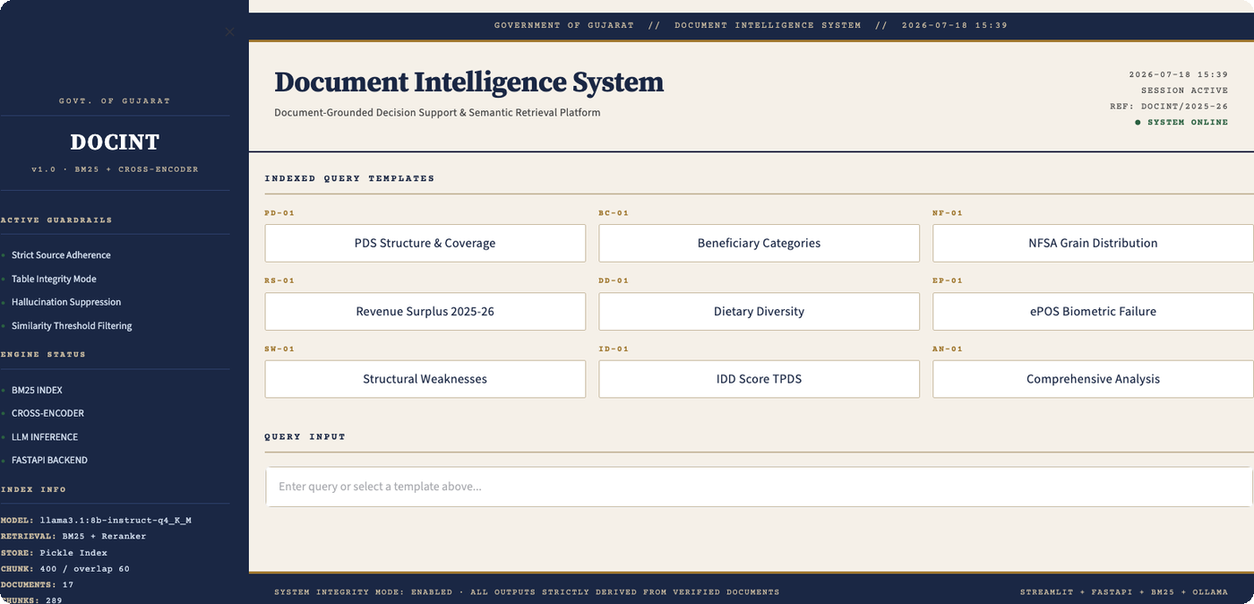 Vectorless RAG conversational interface