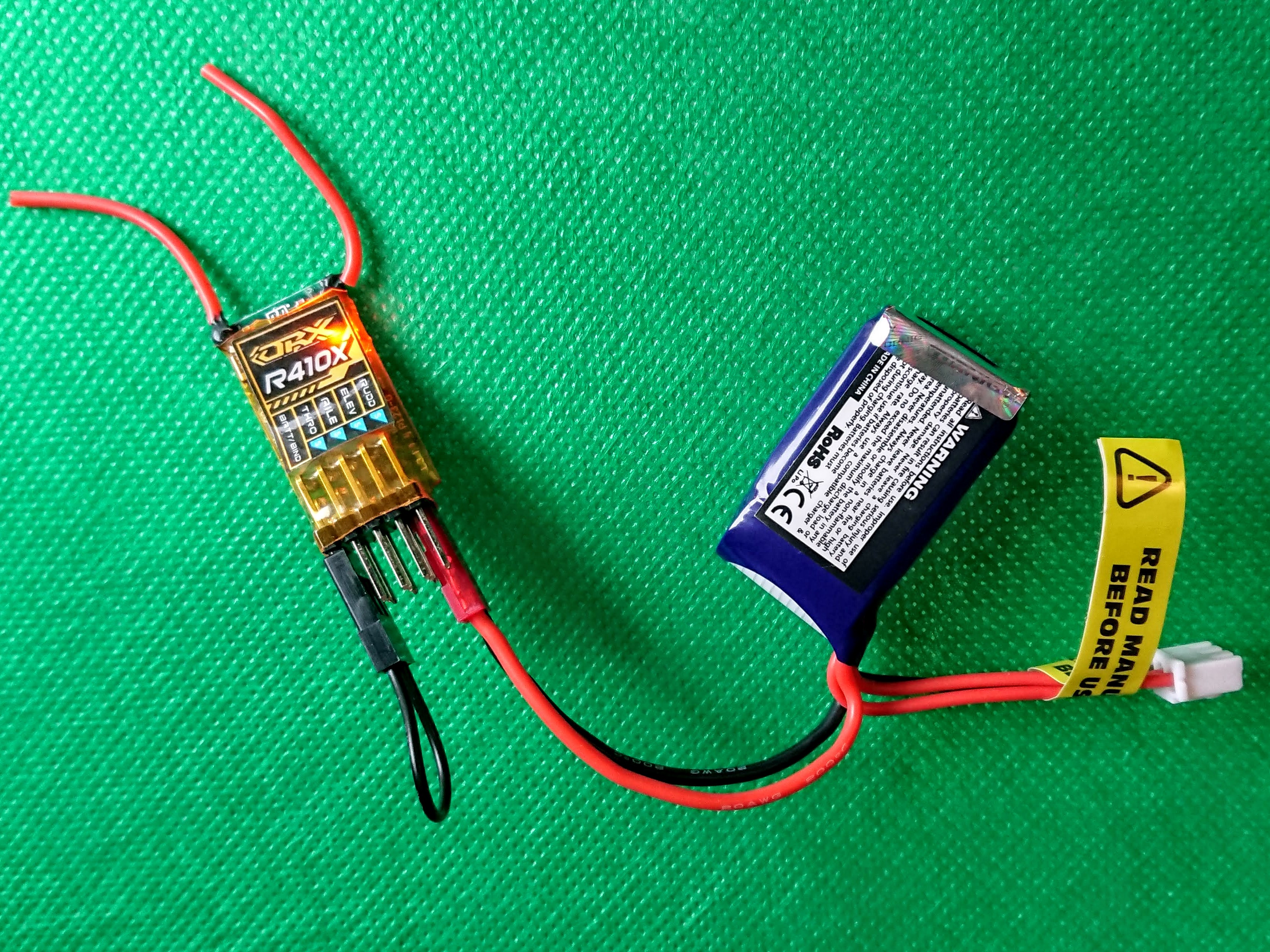 bind plug and battery