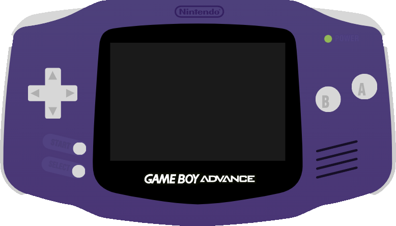 A screenshot showing a preview of the purple GBA skin
