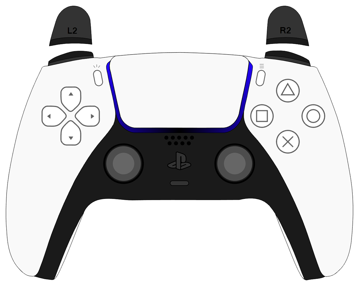 A screenshot showing a preview of the white PS5 skin