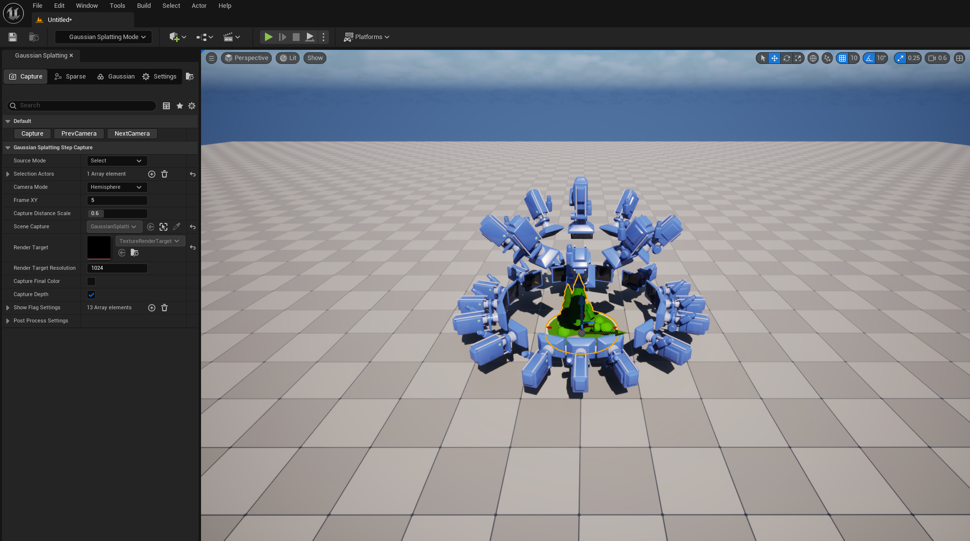 GaussianSplattingForUnrealEngine screenshot