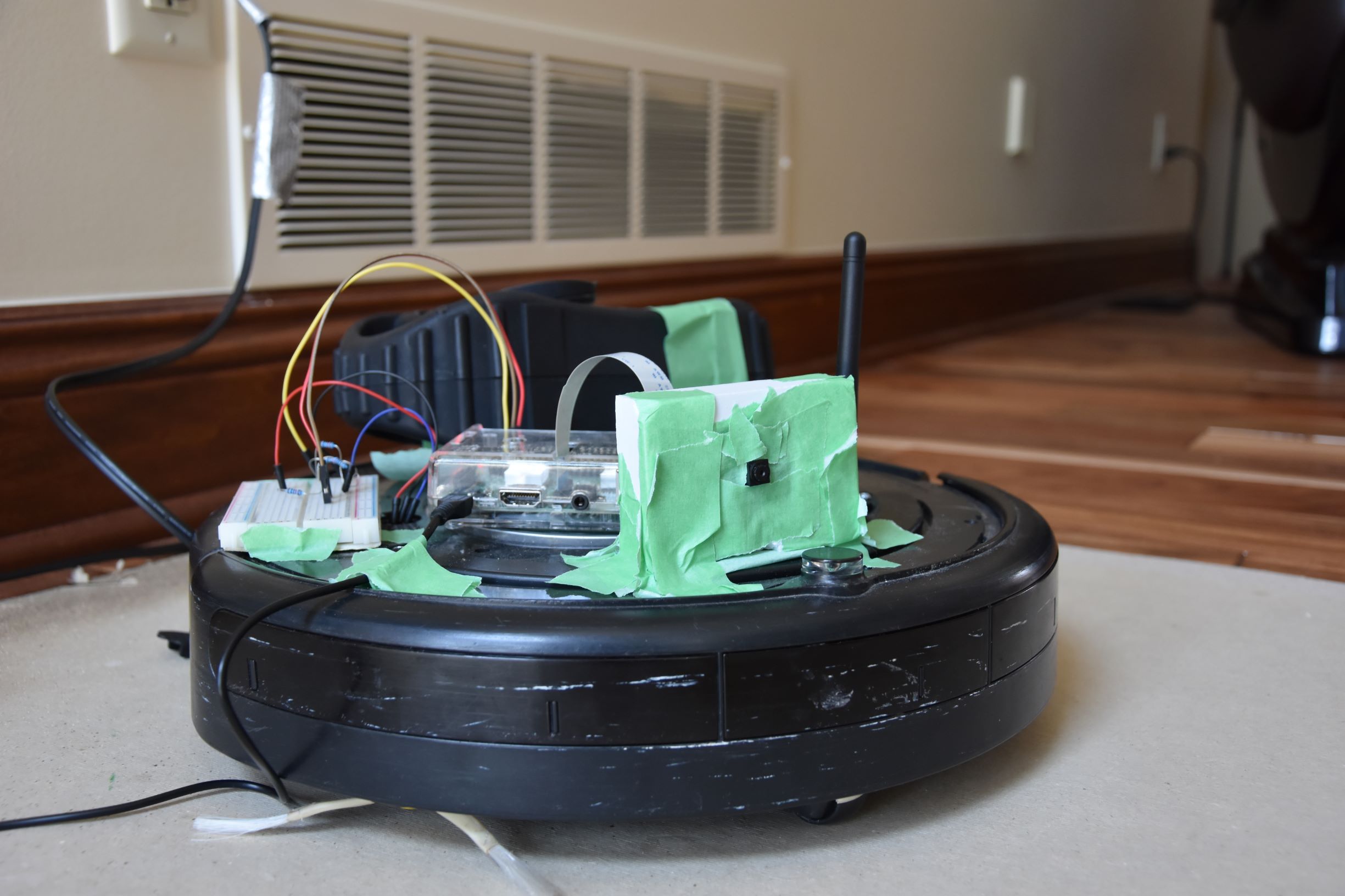 The Roomba in its unnatural habitat