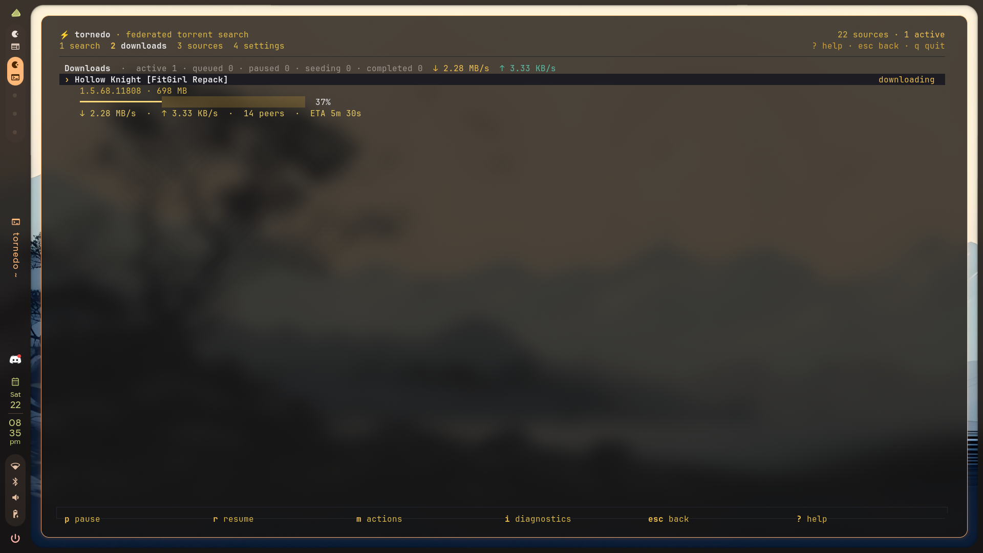 downloads view