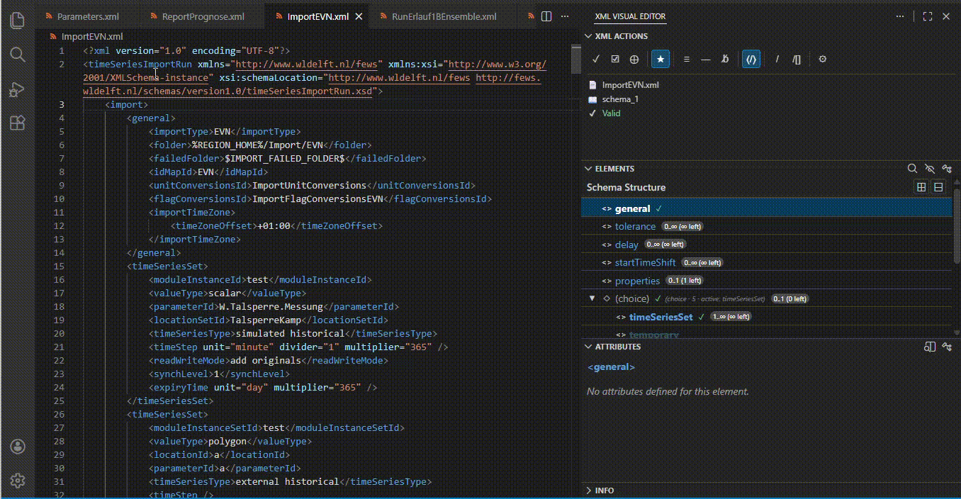 XML Visual Editor overview