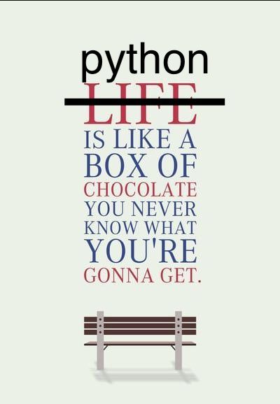 with python you never know what you get
