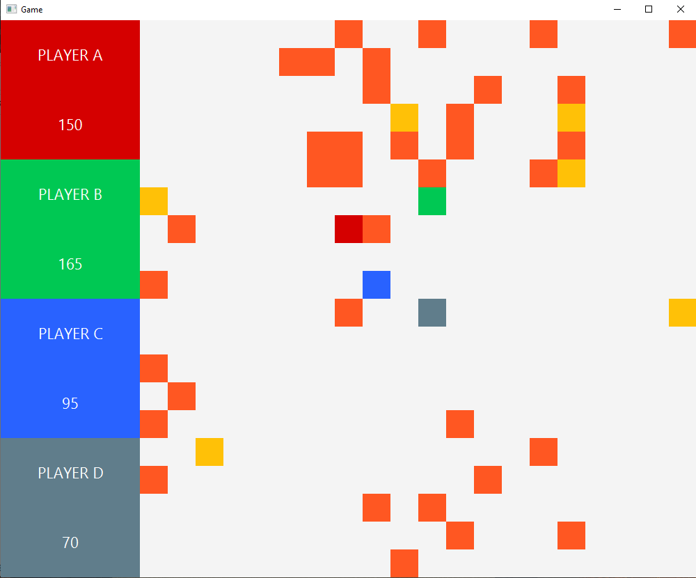 GitHub - J4CKHunter/goldGame: a gold collecting game, 4 bots with ...