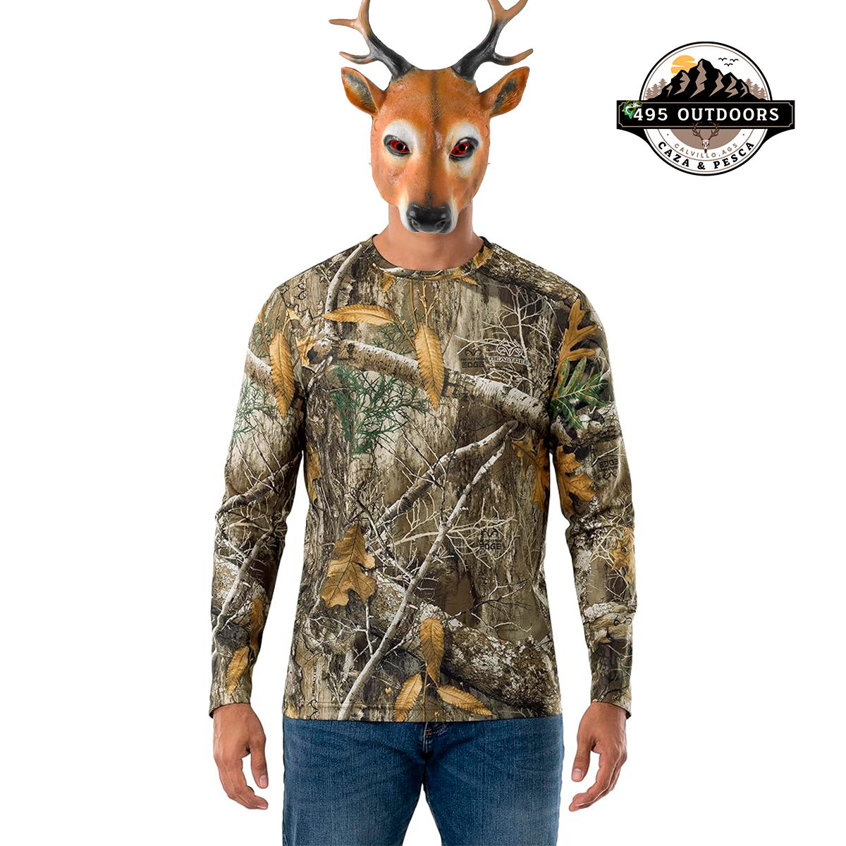 Realtree Playera Manga Larga Camo