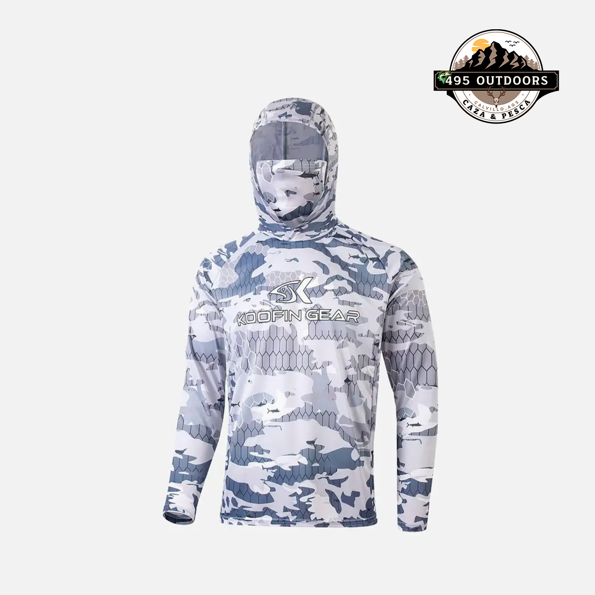 Koofin Gear Playera Manga Larga con Buff y Gorro