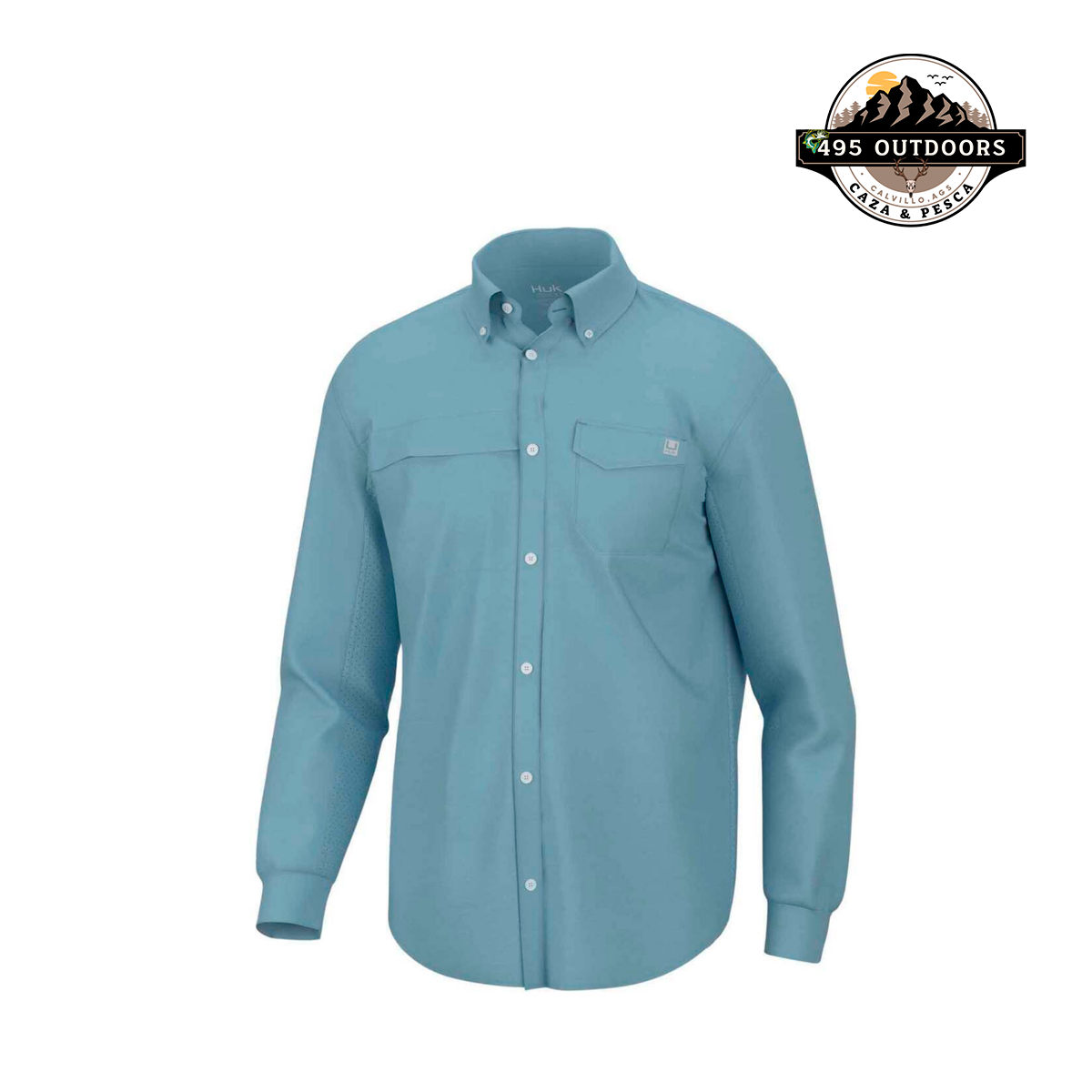 HUK Camisa Manga Larga Tide Point