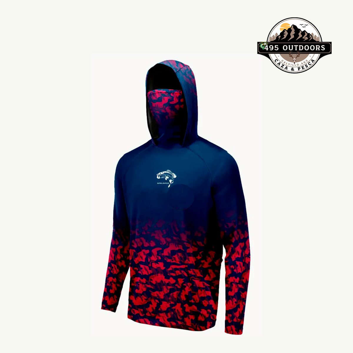 Spelispos Playera Manga Larga con Buff y Gorro