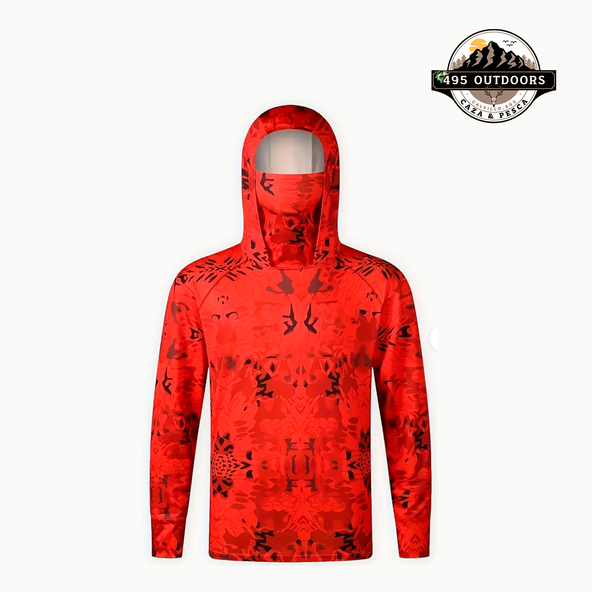 Abu Fishing Playera Manga Larga Con Buff y Gorra