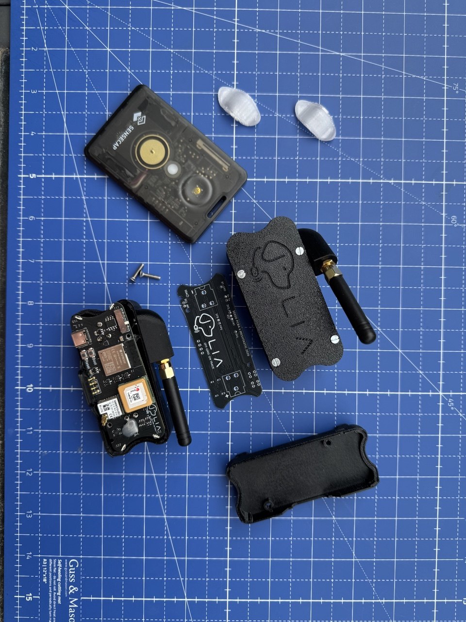 Exploded View ของบอร์ด Enclosure และ Hardware ของ LIA