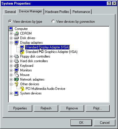 QEMU PCI: 2 VGA adapters