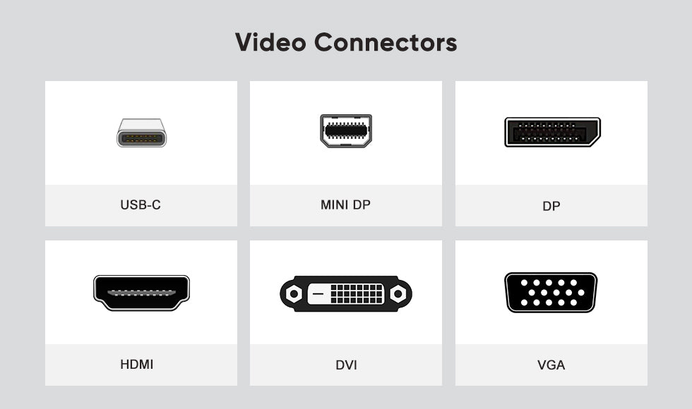 Guide of Video Connectors on Monitors & Computers | CableCreation