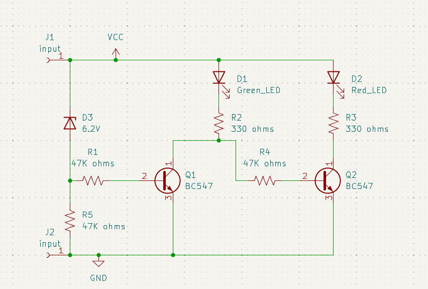 9V Battery Status Indicator Circuit, from the project README