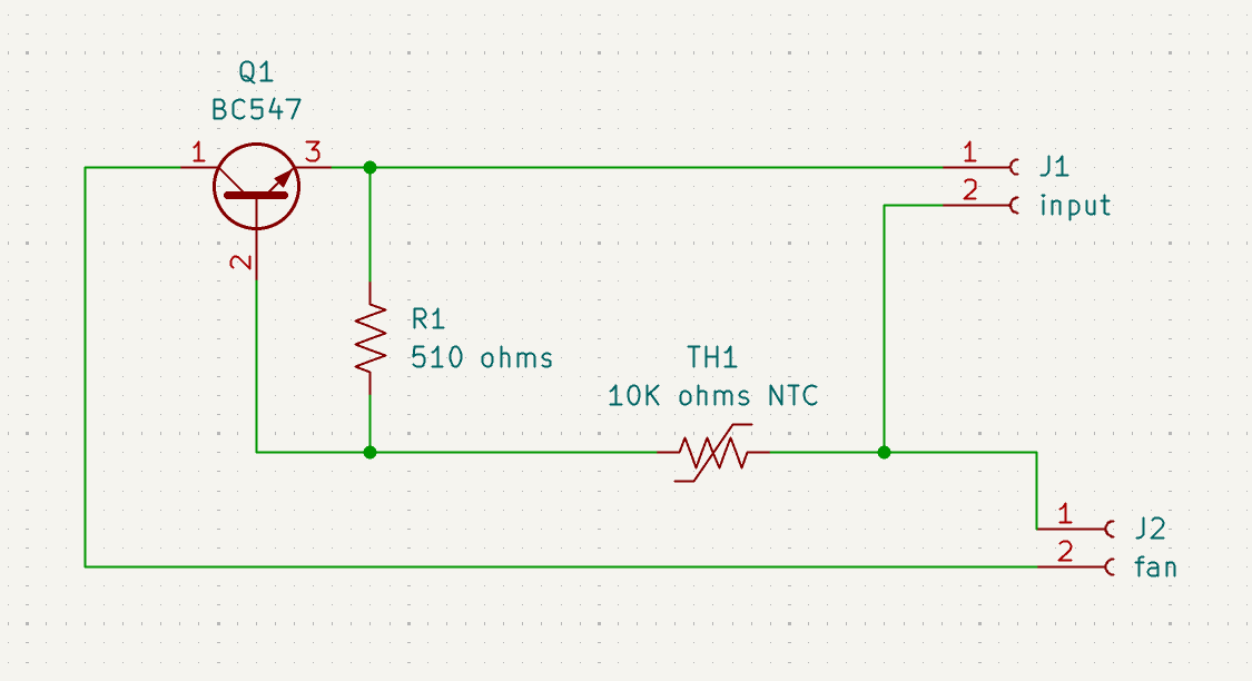 Temperature controlled dc fan, from the project README