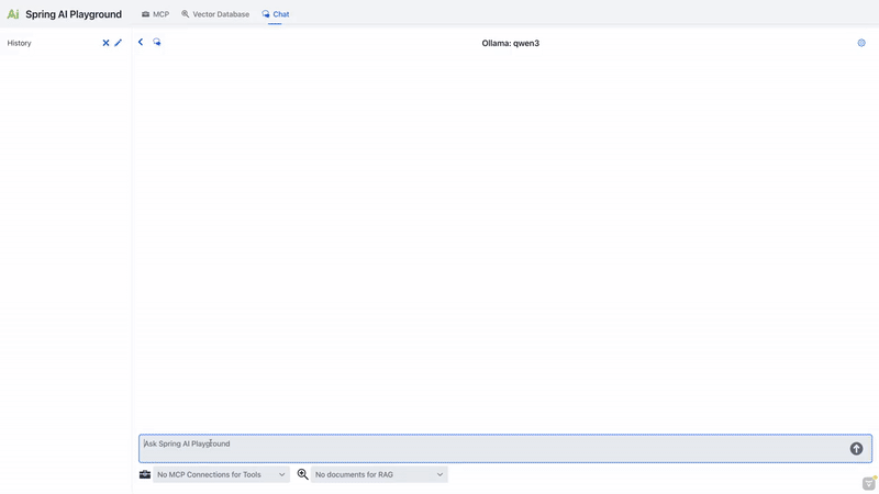 Spring AI Chat Using MCP Demo