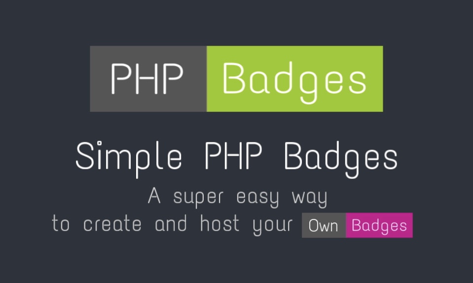 PHP-Badges Banner