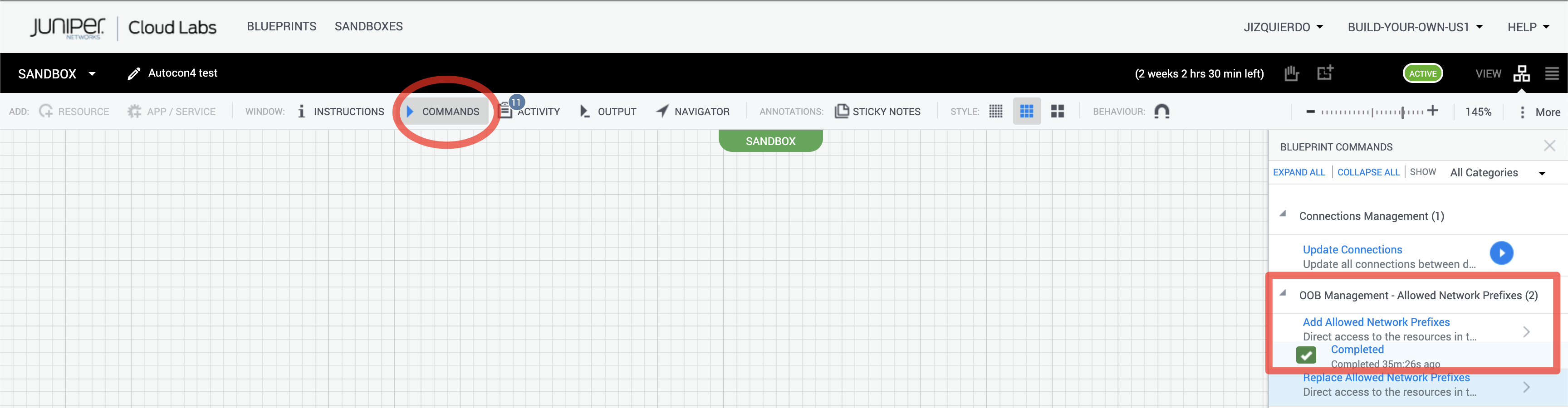 JCL allow network prefixes