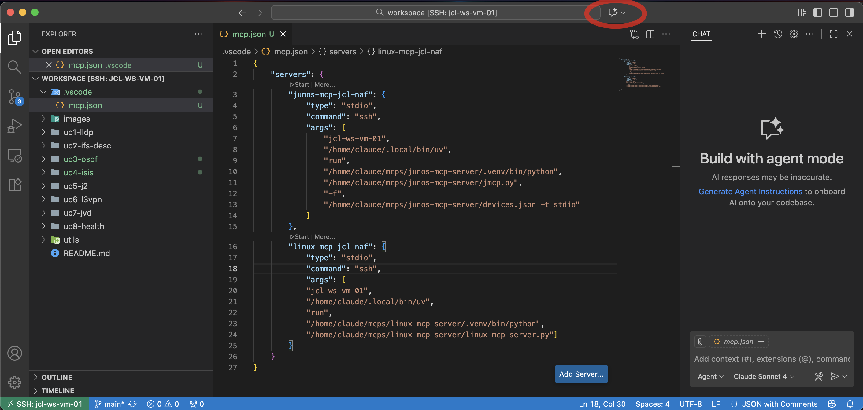 VSCode MCP server configuration #2