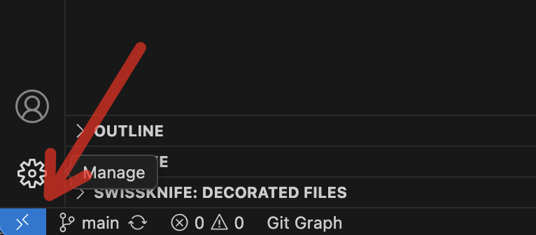 VSCode extensions icon