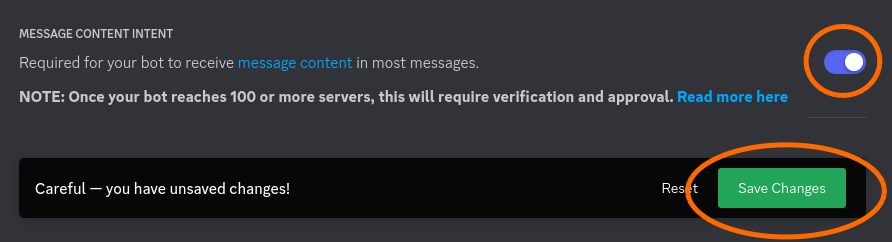 Configure Discord Bot