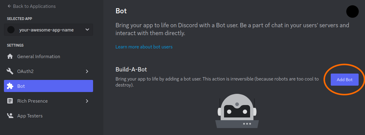 New Application Bot