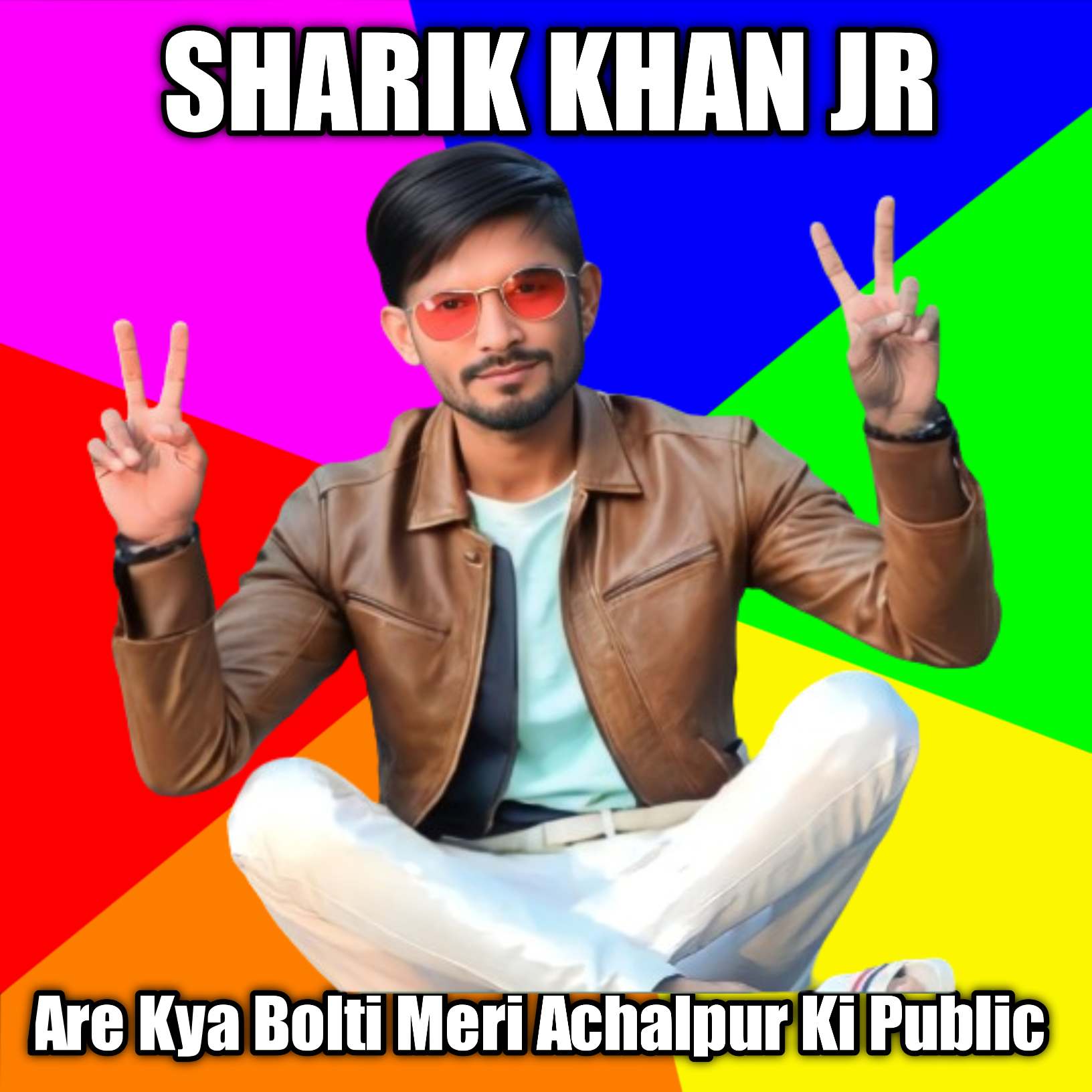 Sharik khan jr Re-Released Achalpur Anthem Poster