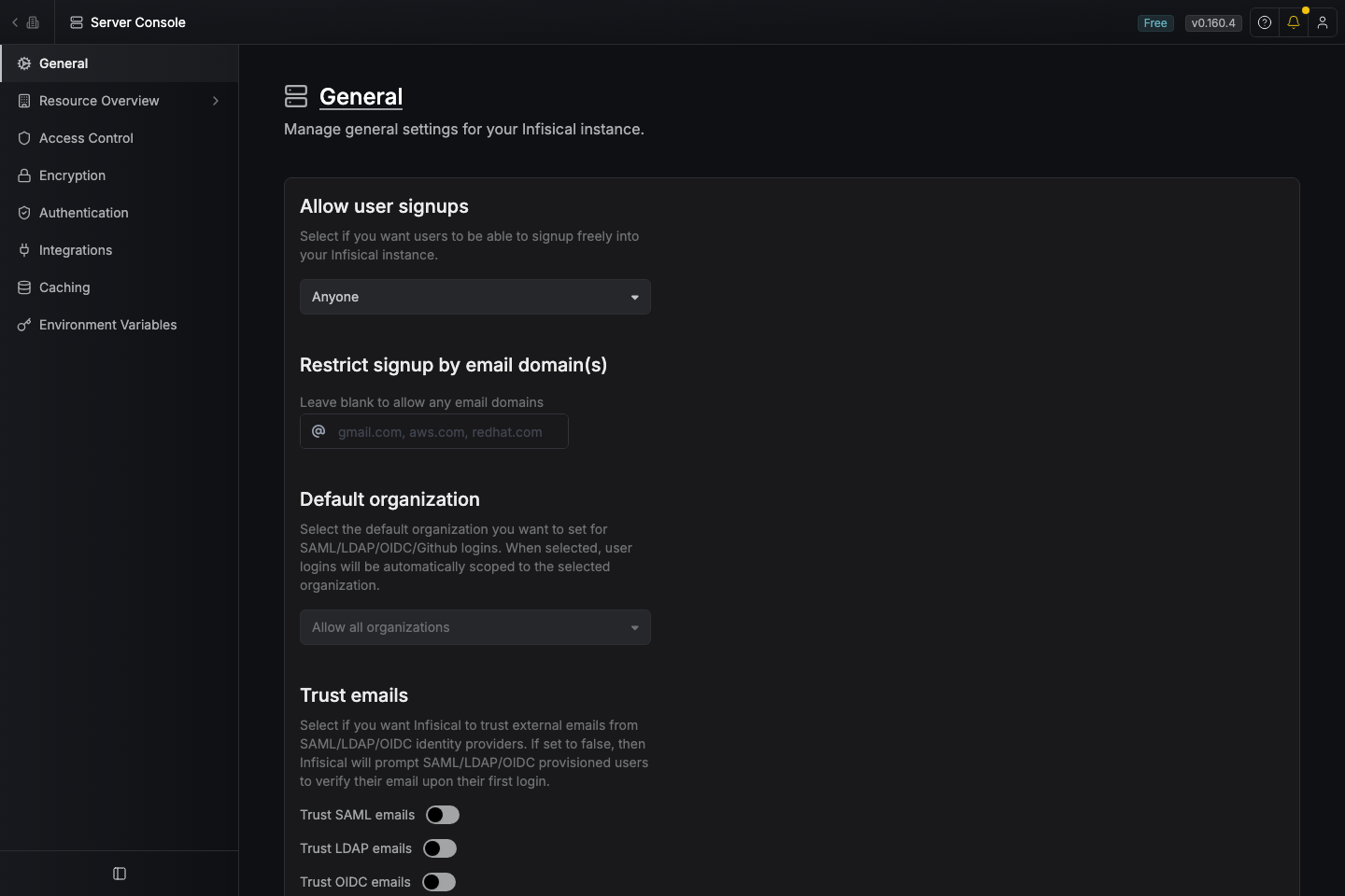 infisical-aio image 3