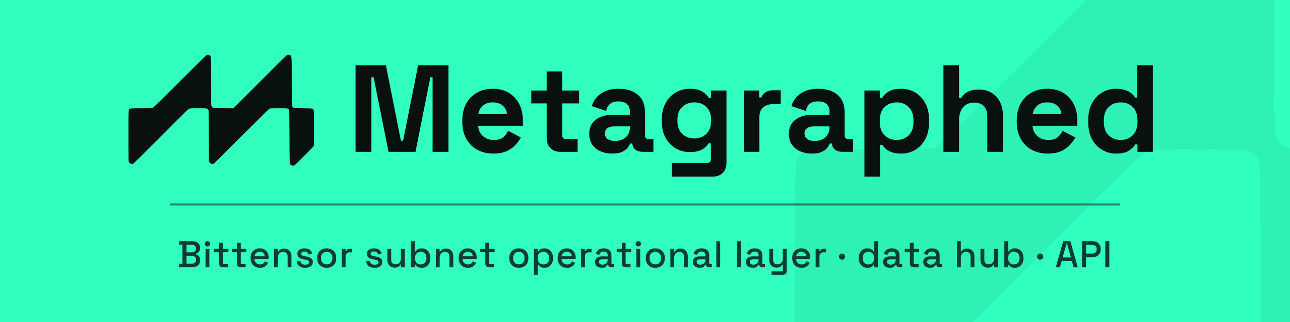 Metagraphed — Bittensor subnet operational layer · data hub · API