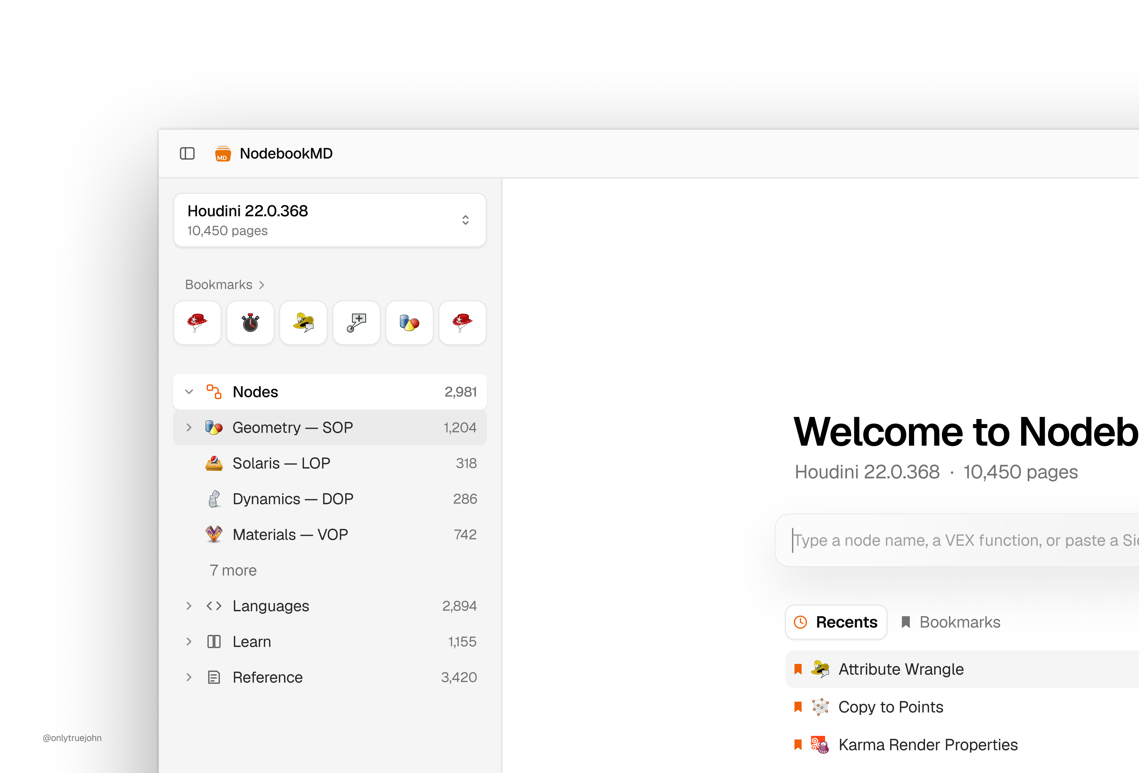 NodebookMD Sidebar Closeup