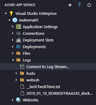 Connect to logstream