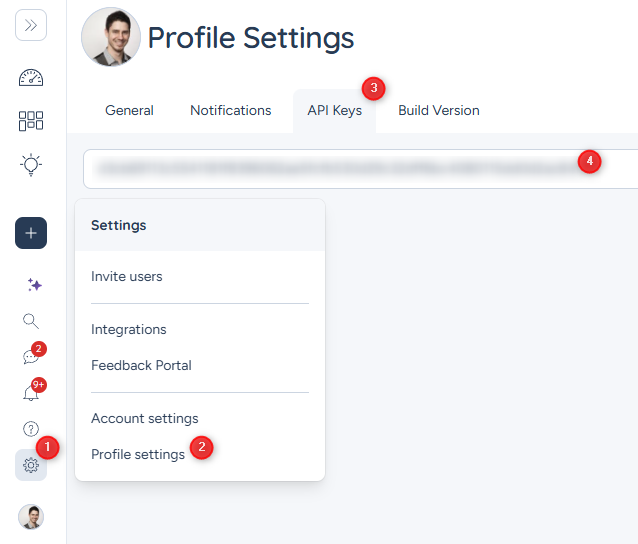 How to find your ProdPad API Key