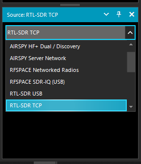 Select Source in SDRSharp