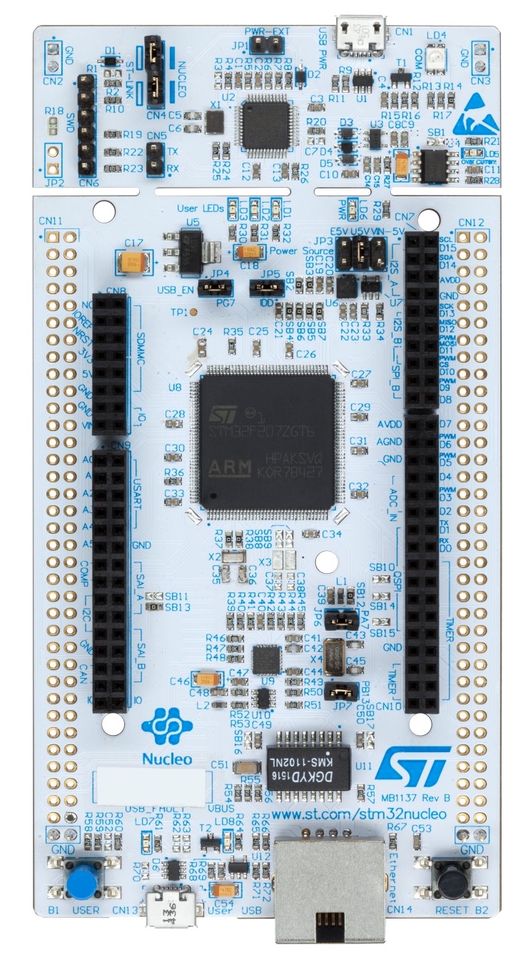 STM32F767ZI-Nucleo MCU