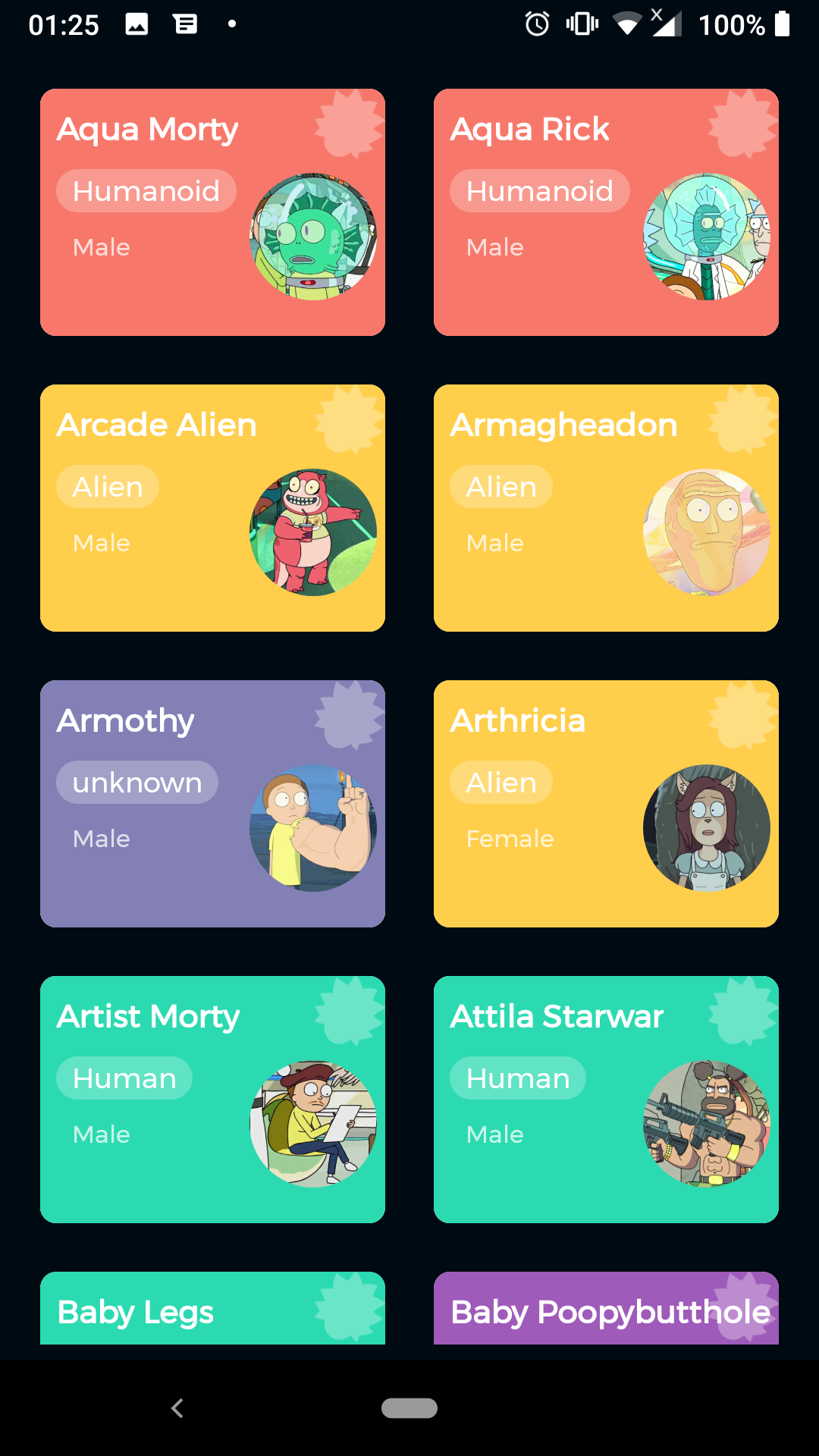 Rick And Morty App