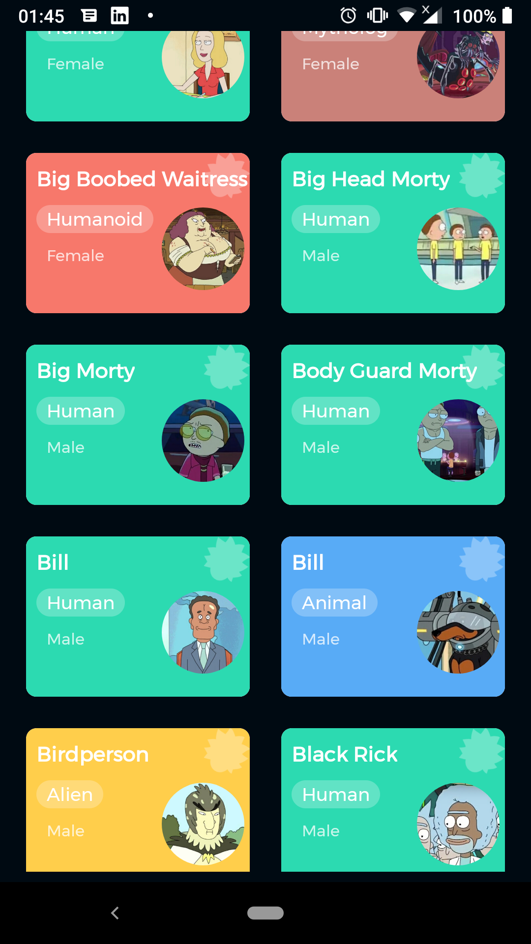 Rick And Morty App