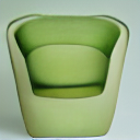 an armchair shaped like an avocado, an avocado armchair - before