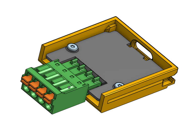 Render of expansion card with pluggable connector