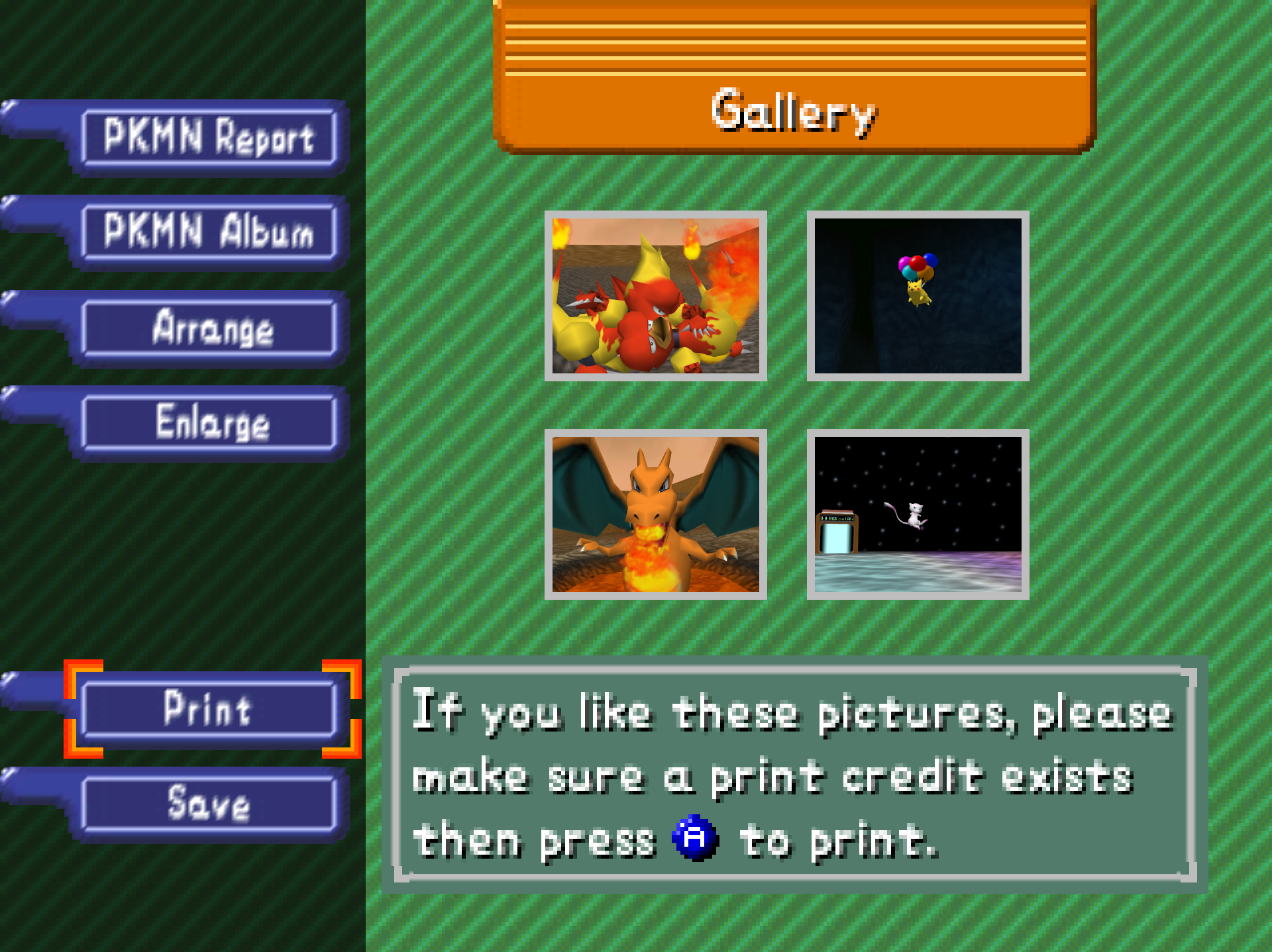 The Gallery with the Snap Station's Print