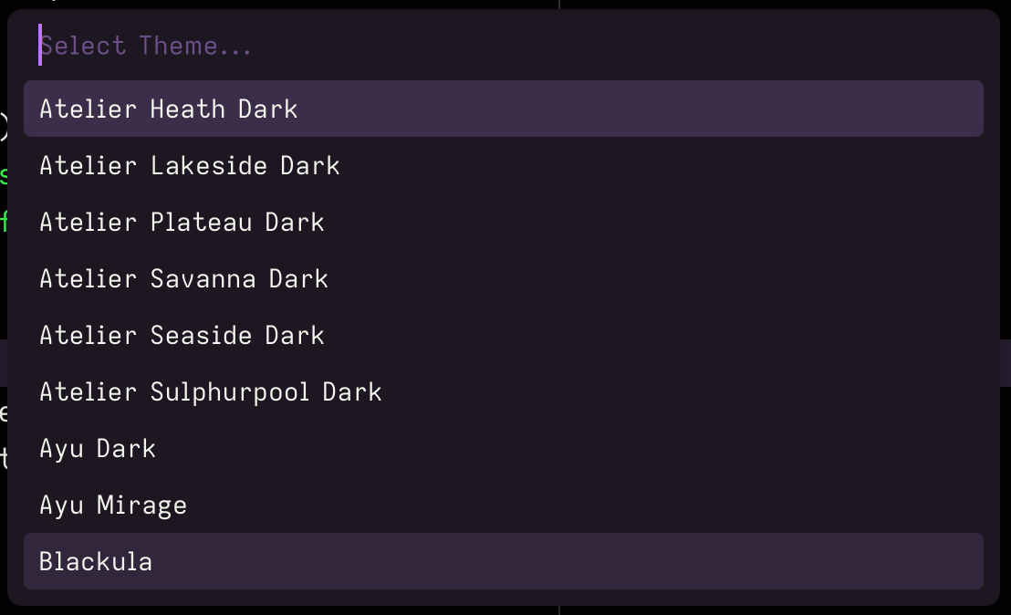 Theme Palette