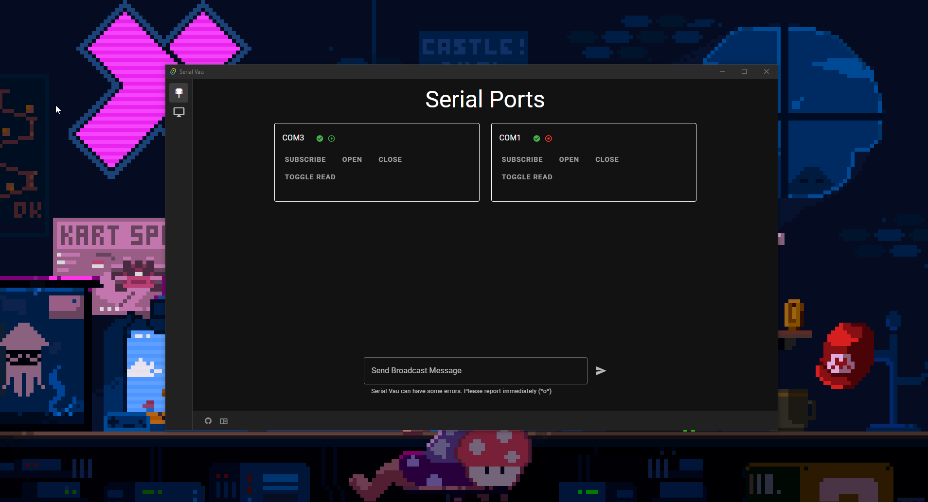 NEW Serial Ports Page