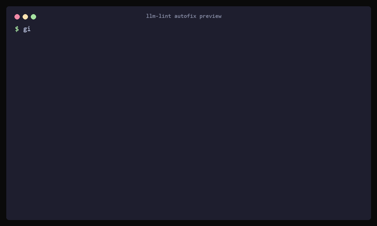 autofix demo