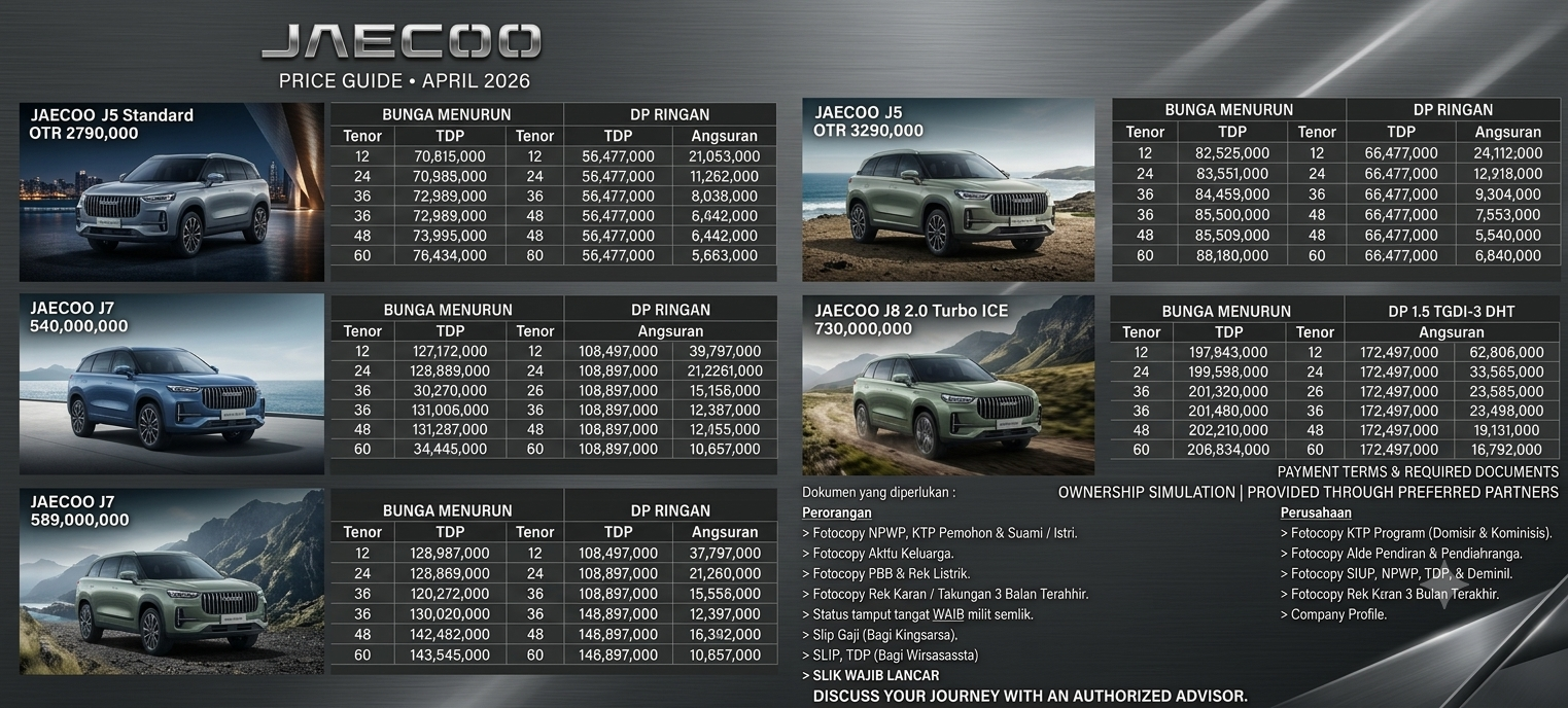 Promo OMODA | JAECOO Bali