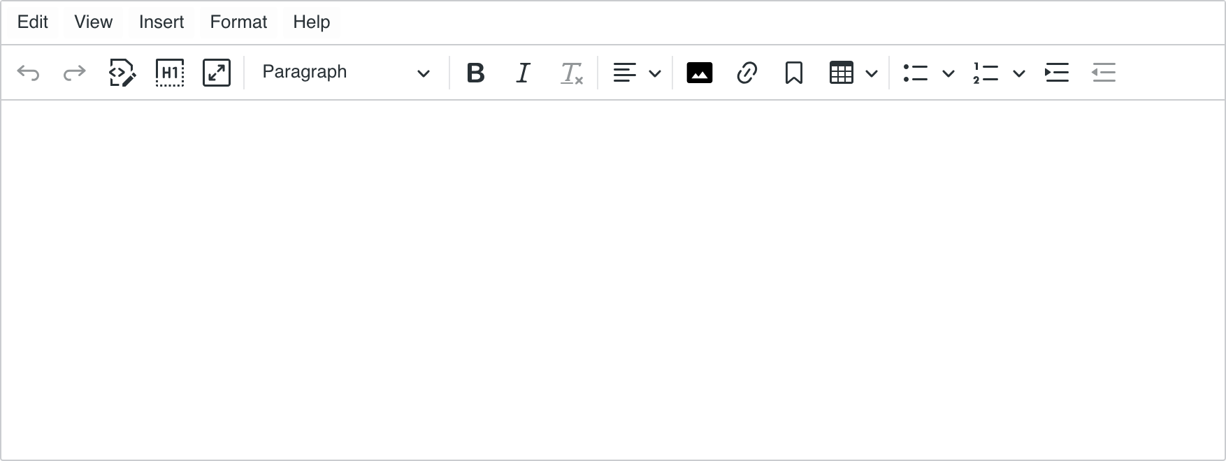 Editor in Complete configuration