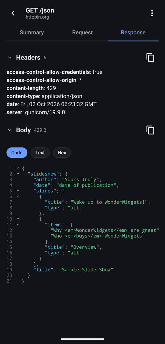 Android: a response, dark theme