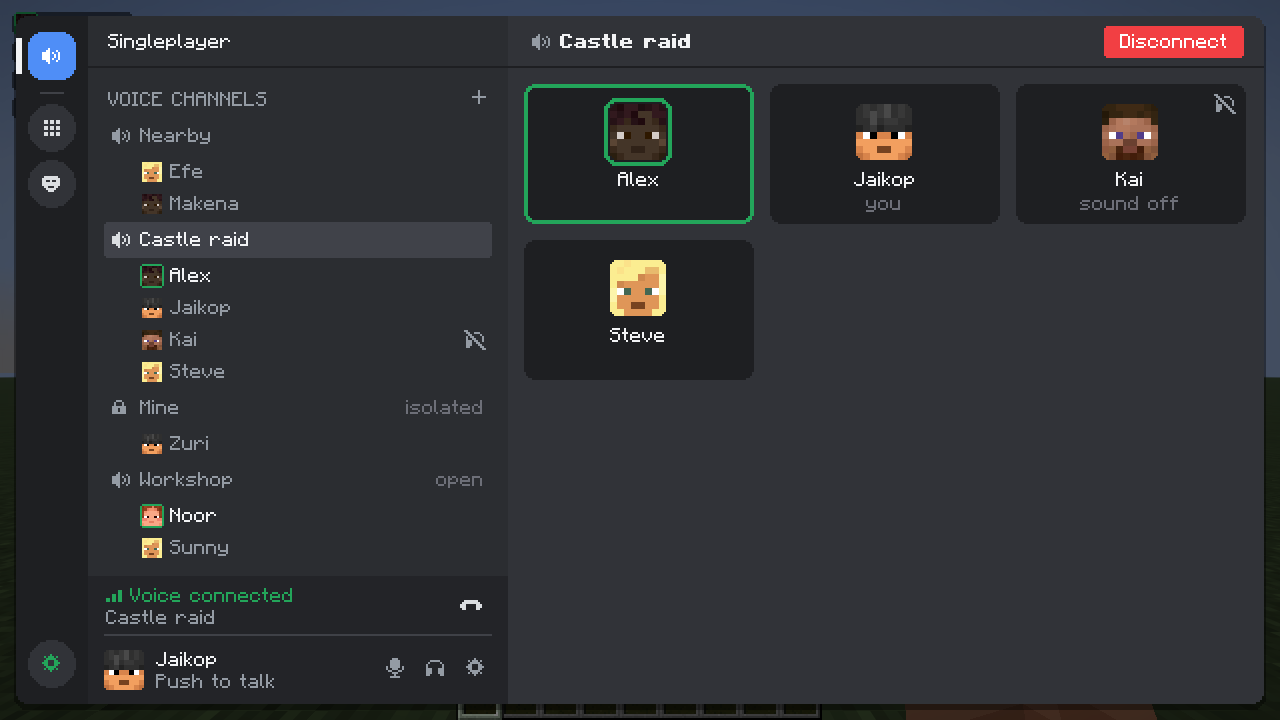 Voice channels