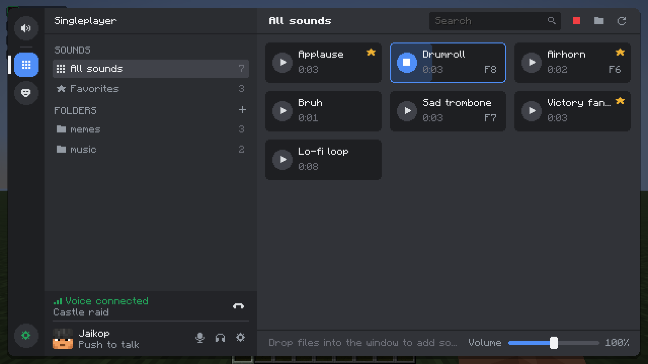 Soundboard